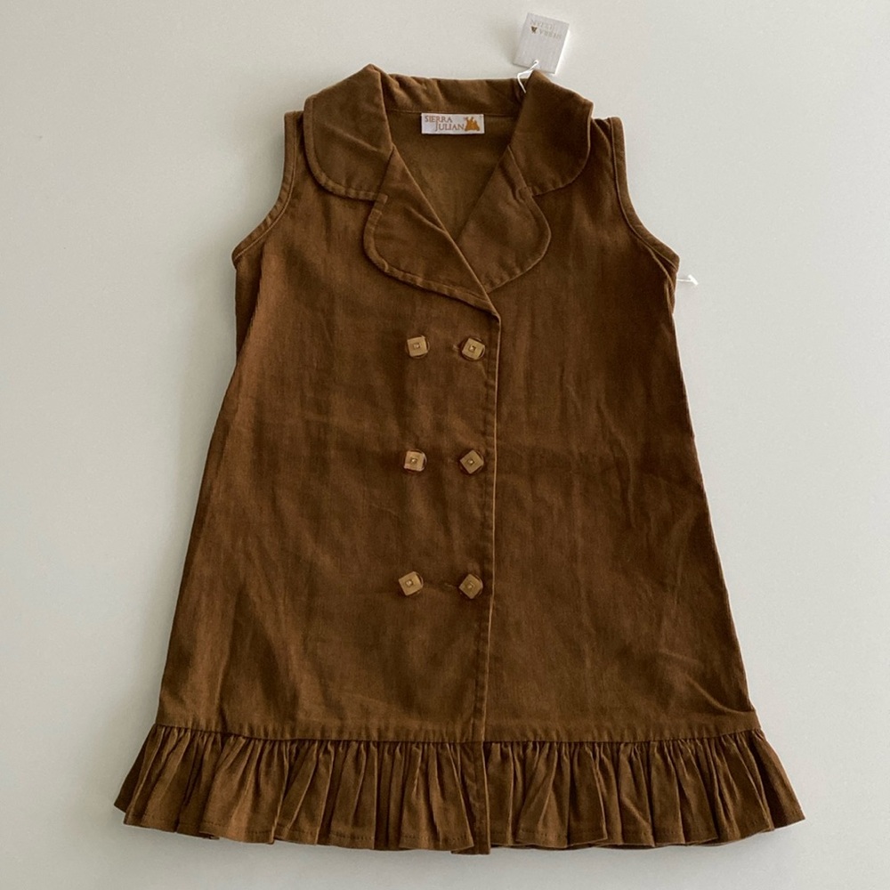 Sierra Julian Girls Dress Ruffles New